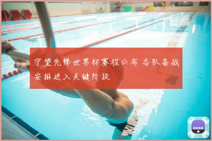 守望先锋世界杯赛程公布 各队备战安排进入关键阶段
