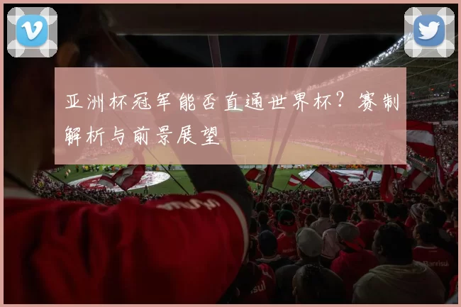 亚洲杯冠军能否直通世界杯?赛制解析与前景展望