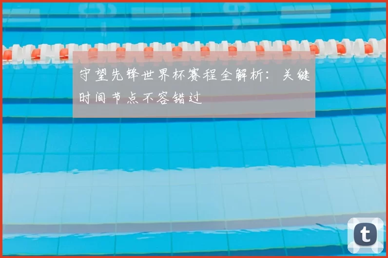 守望先锋世界杯赛程全解析:关键时间节点不容错过